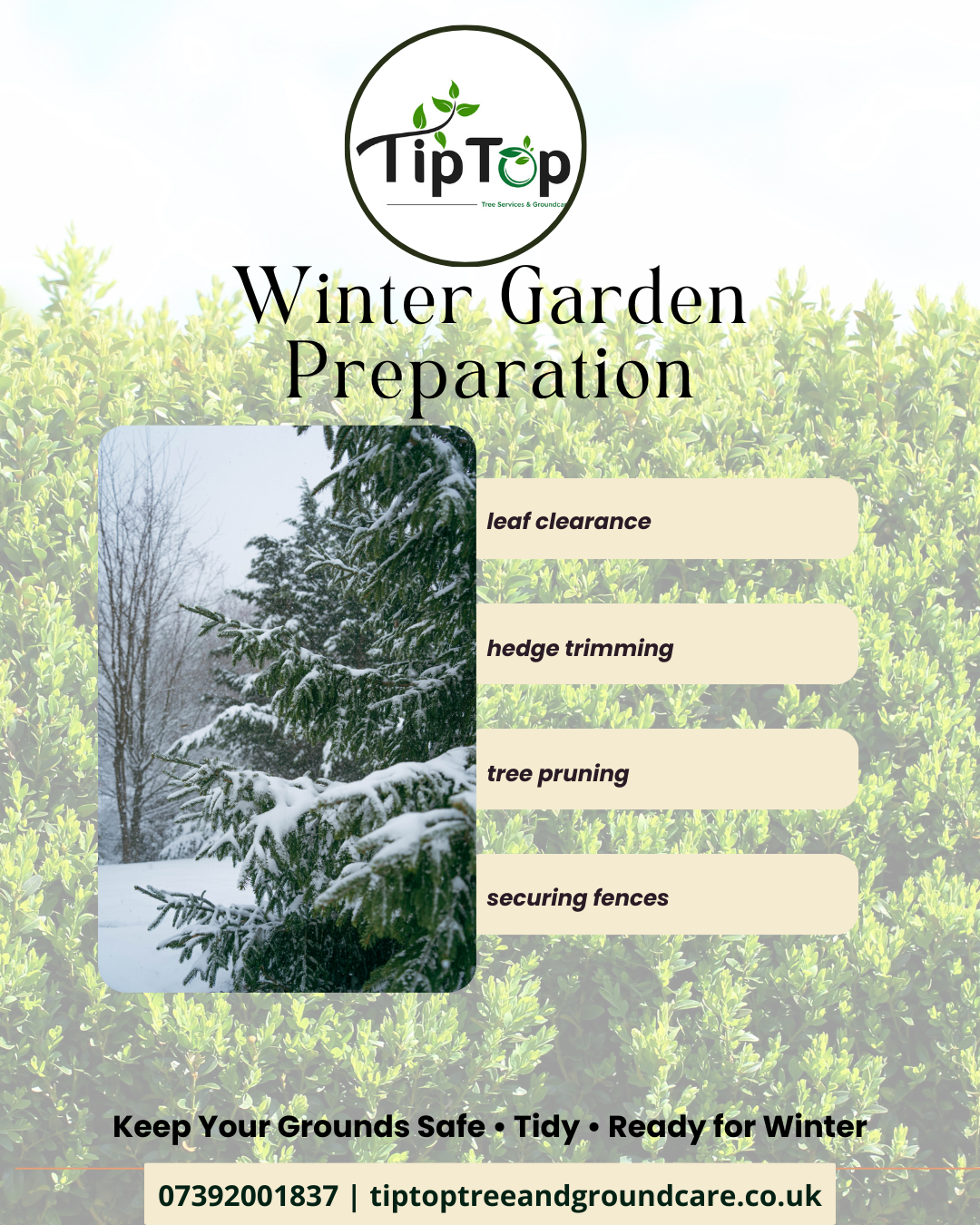 Winter Garden Preparation